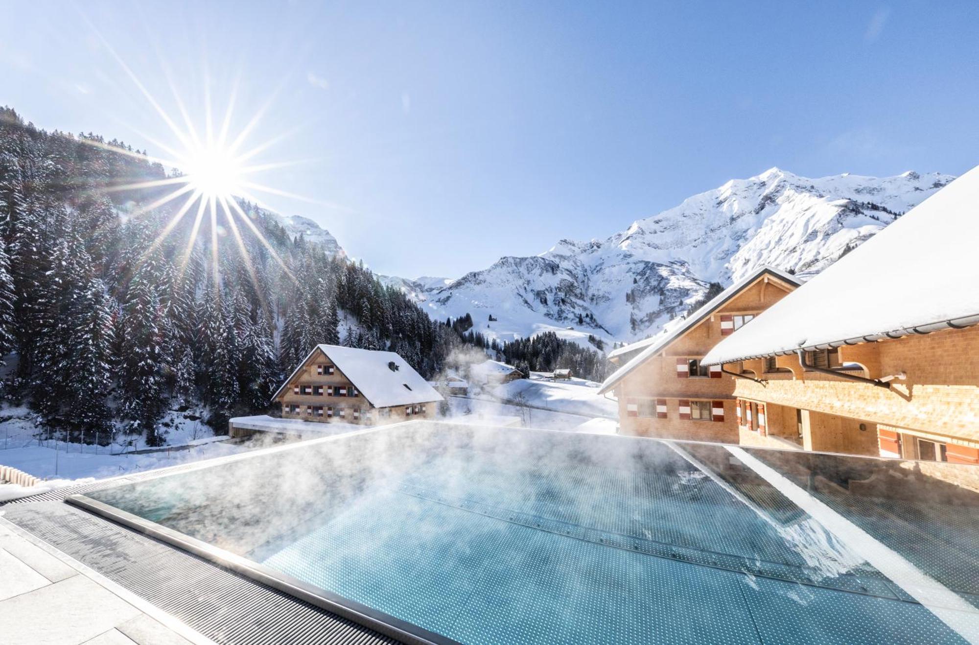 Berghaus Schroecken - Hotel Apartments Spa المظهر الخارجي الصورة